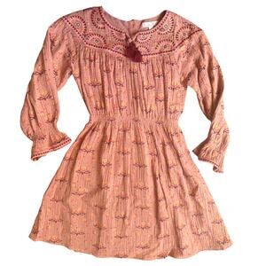 Louise Misha Lania Dress in Sienna Peru Pink Cotton Size 6 Years